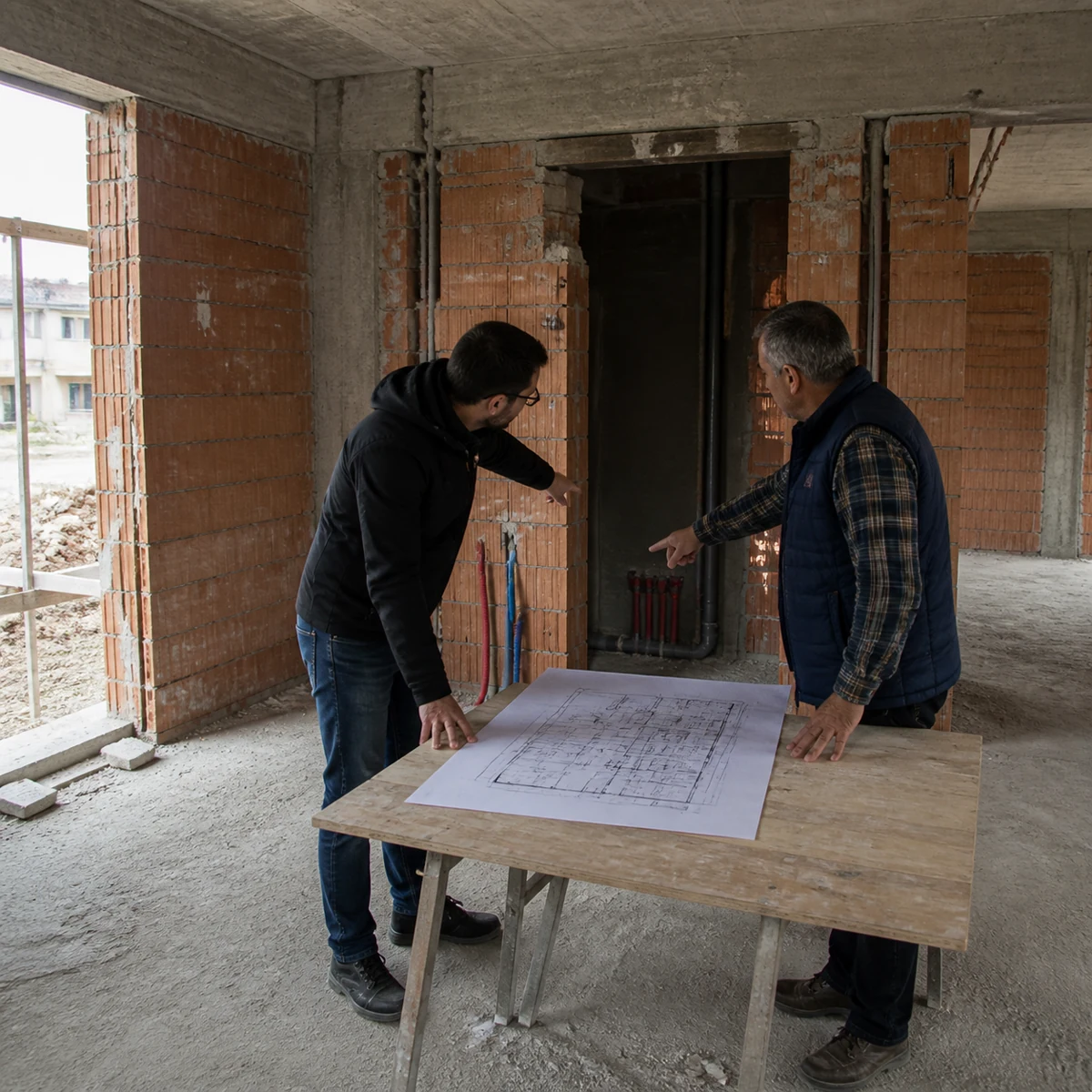 Yeni Yapıda Sistem Planlama Aşaması için temsilî ısı pompası çözüm görseli