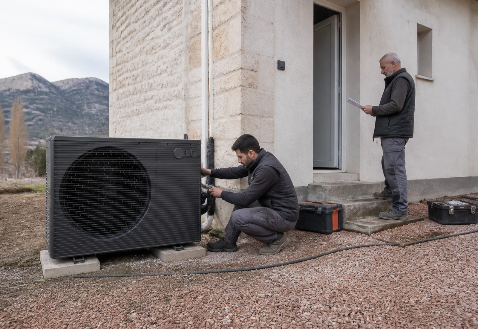 Isı pompası sistemi için teknik keşif ve planlama